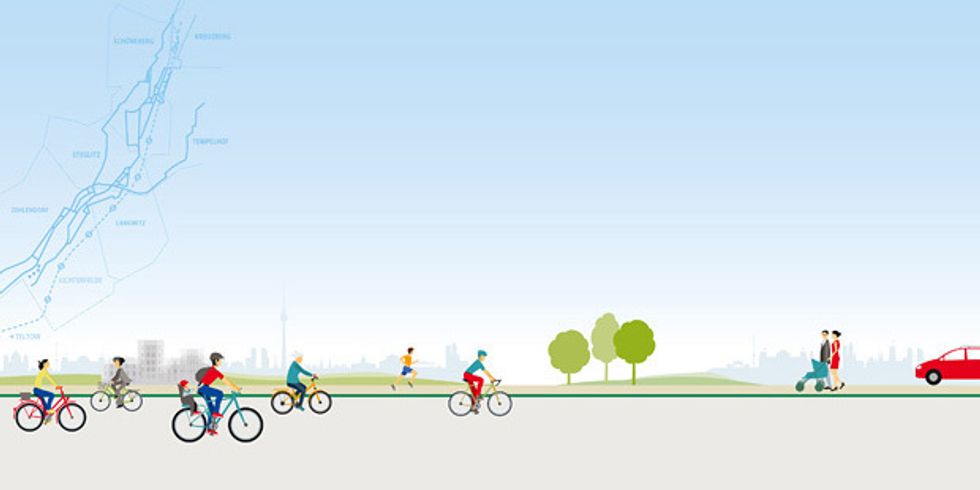 Radschnellverbindungen im Berliner Stadtgebiet