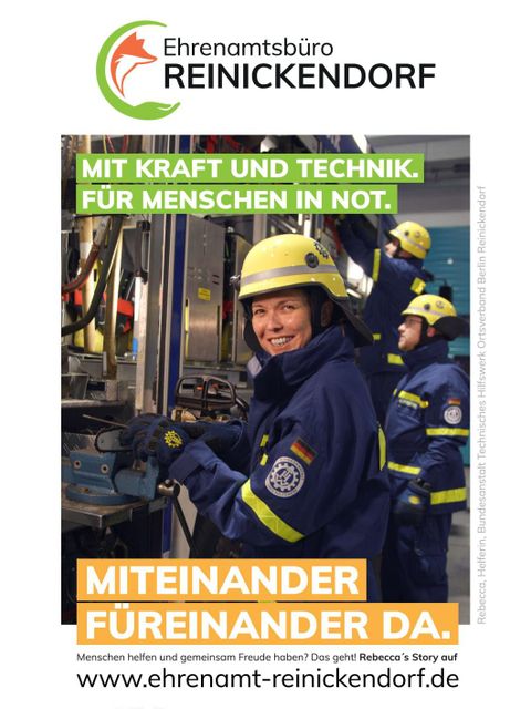 Reinickendorfer werben fürs Ehrenamt (Bild: Bezirksamt Reinickendorf)