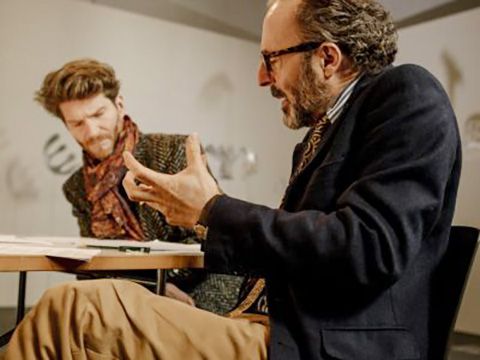 Szenische Lesung: EAST OF PEACE – Moralperformance mit Texten von Margaryta Chemerys und Irina Somikova (Bild: Tim Sonntag )