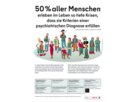 Plakat Psychische Gesundheit als Bild