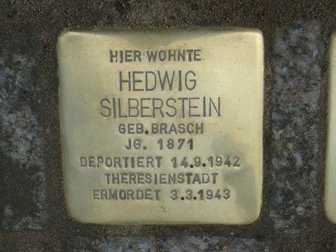 Stolperstein Hedwig Silberstein (Bild: Stolpersteine-Initiative CW, W. Knoll)
