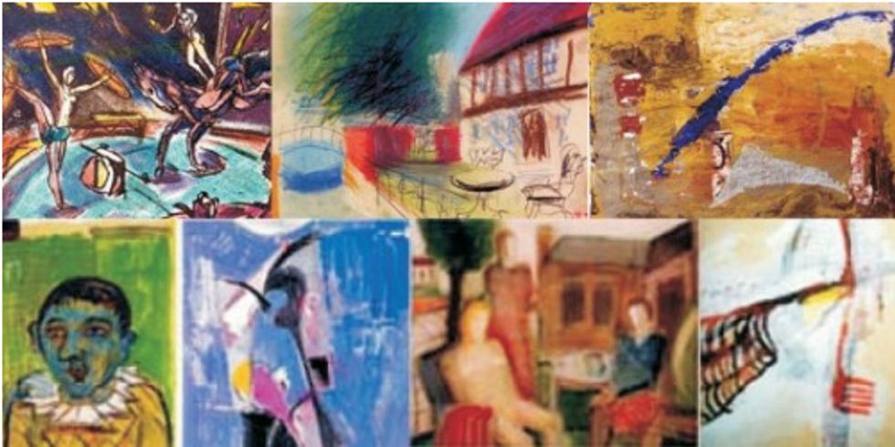 Kunstverleih - Zusammenstellung verschiedener Bilder