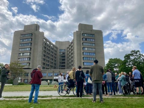 Urbanhafen, Führung zum Tag der Städtebauförderung 14.05.2022 (Bild: Stadtentwicklungsamt Friedrichshain-Kreuzberg)