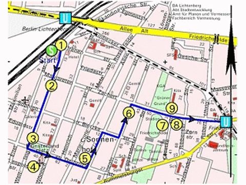 Stadtplan Weitlingkiez
