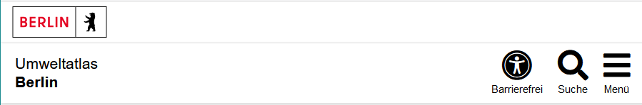 Umwelt-Atlas: Kopf-Zeile