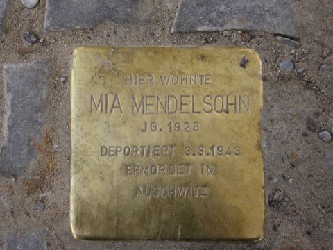 Stolperstein für Mia Mendelsohn