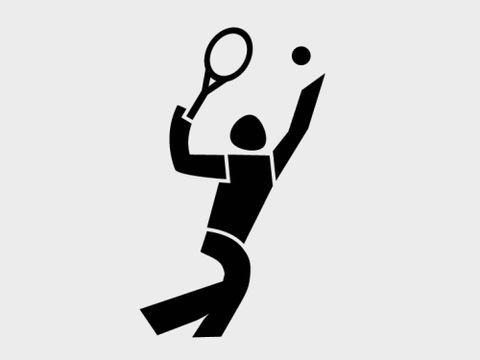 Tennis Piktogramm