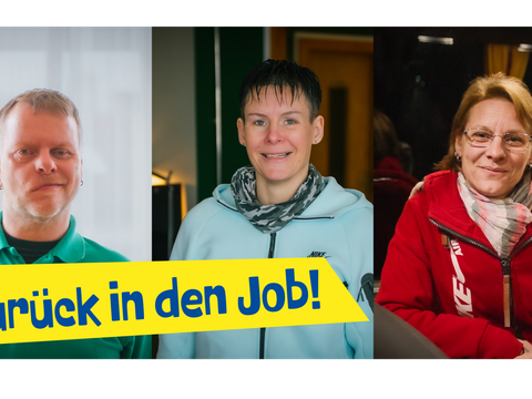 Zurück in den Job!