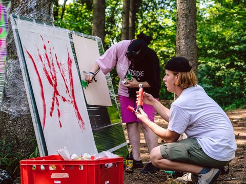 Graffitiworkshop im ATRIUM