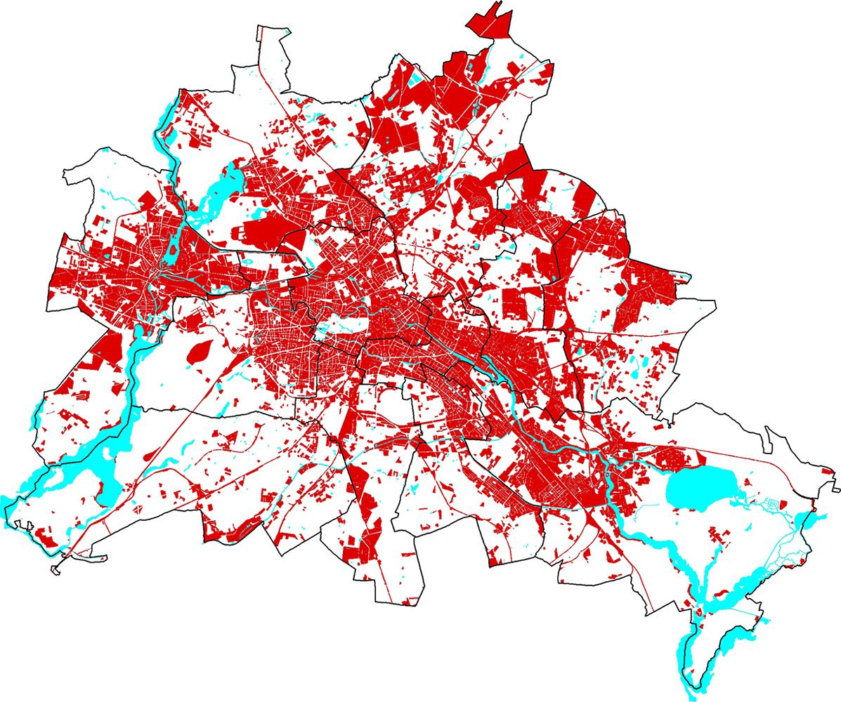 Fig. 13: Areas assigned to the category “low protection level“