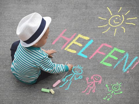 Kinderzeichnung - helfen!