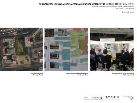 Bürgerbeteiligung Landschaftsplanerischer Wettbewerb Hegelplatz (Bild: S.T.E.R.N. GmbH)