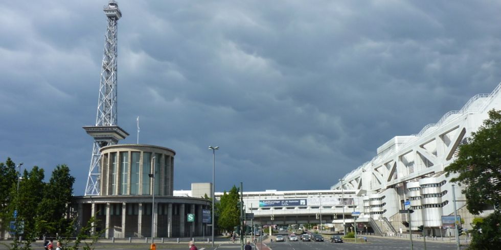 Funkturm, Rondell und ICC, 12.7.2014, Foto: KHMM
