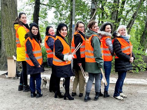 Für ein sauberes Umfeld erfolgreich am Schäfersee im Einsatz (Bild: Ba Rdf)