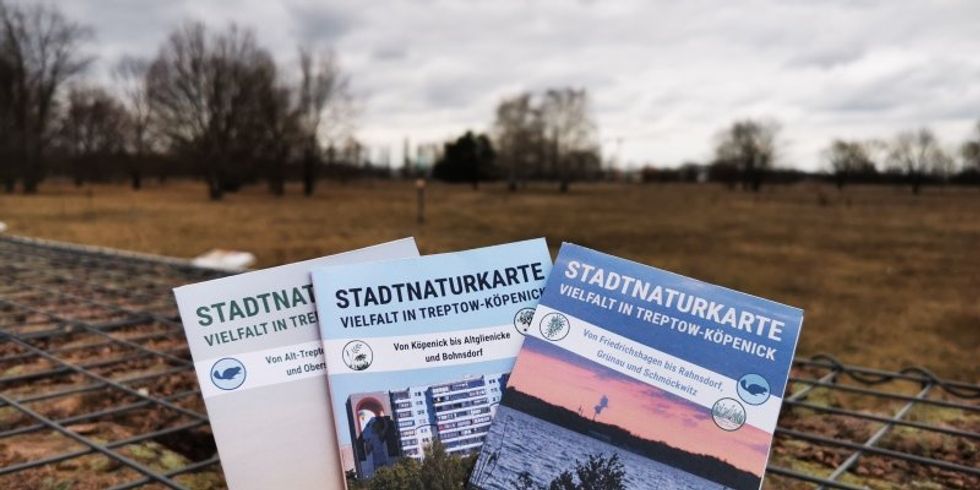 3-teilige Stadtnaturkarten vor Landschaftspark