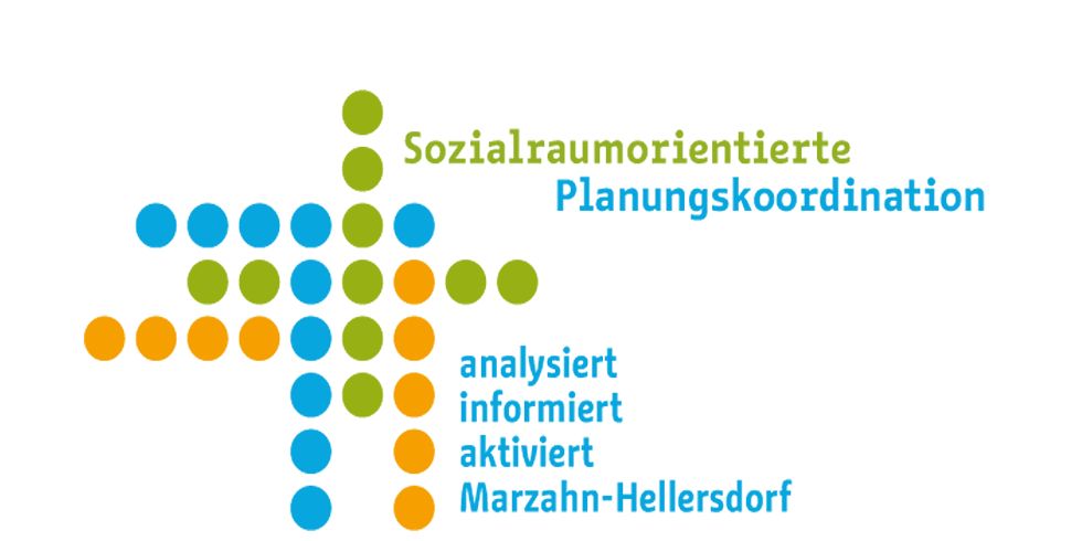 Logo Sozialraumorientierte Planungskoordination analysiert informiert aktiviert Marzahn-Hellersdorf