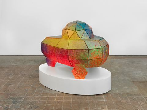 Laundry: Peardrop 2022, Acryl auf Leinwand, 126 x 170 x 100 cm