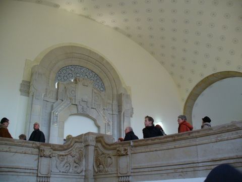 Kuppeldecke im Rathaus Charlottenburg, Foto: KHMM