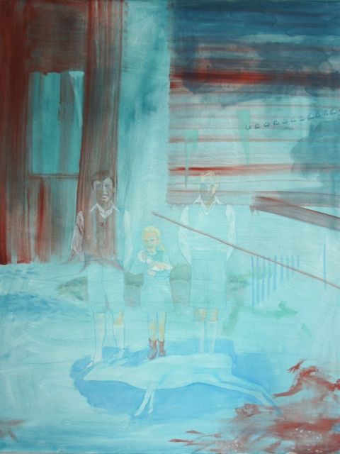 Hille Winkler: Nah, 2019, Öl auf Leinwand, 90 cm x 70 cm (Bild: Hille Winkler)