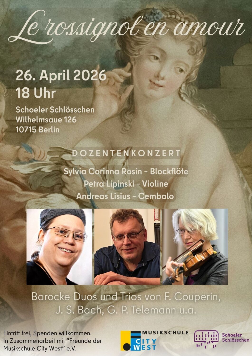 Le rossignol en amour Dozentenkonzert