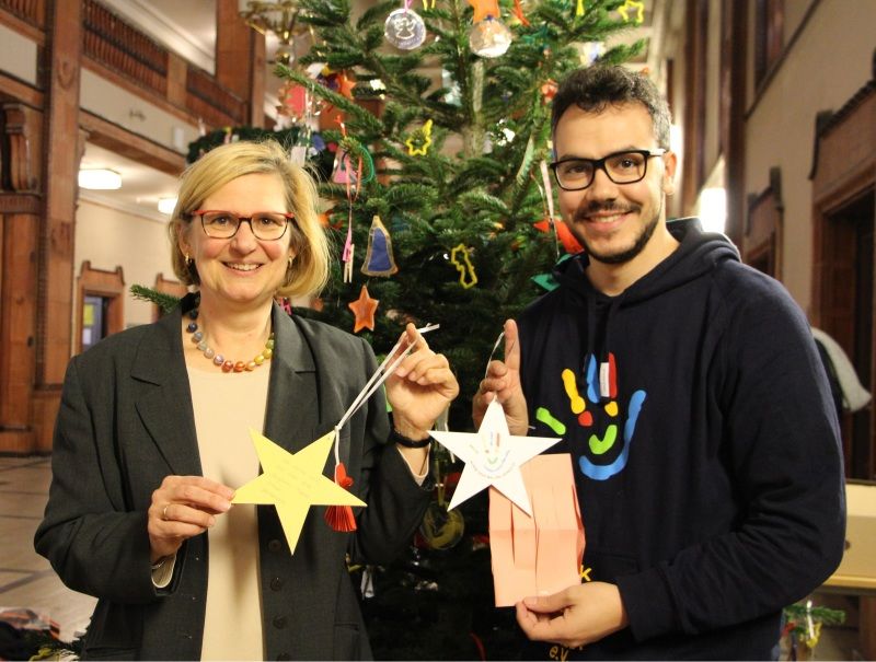 BZbm'in Schöttler mit Herrn Gilke von Schenk doch mal ein Lächeln e.V.