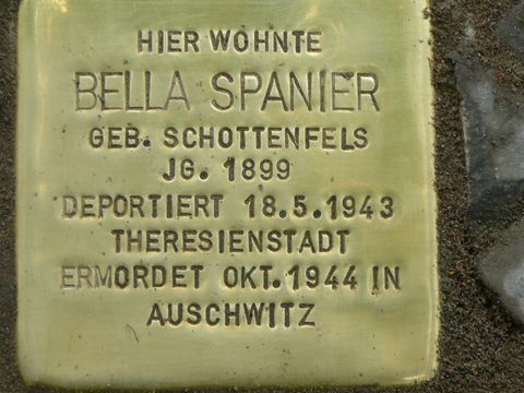 Stolperstein für Bella Spanier