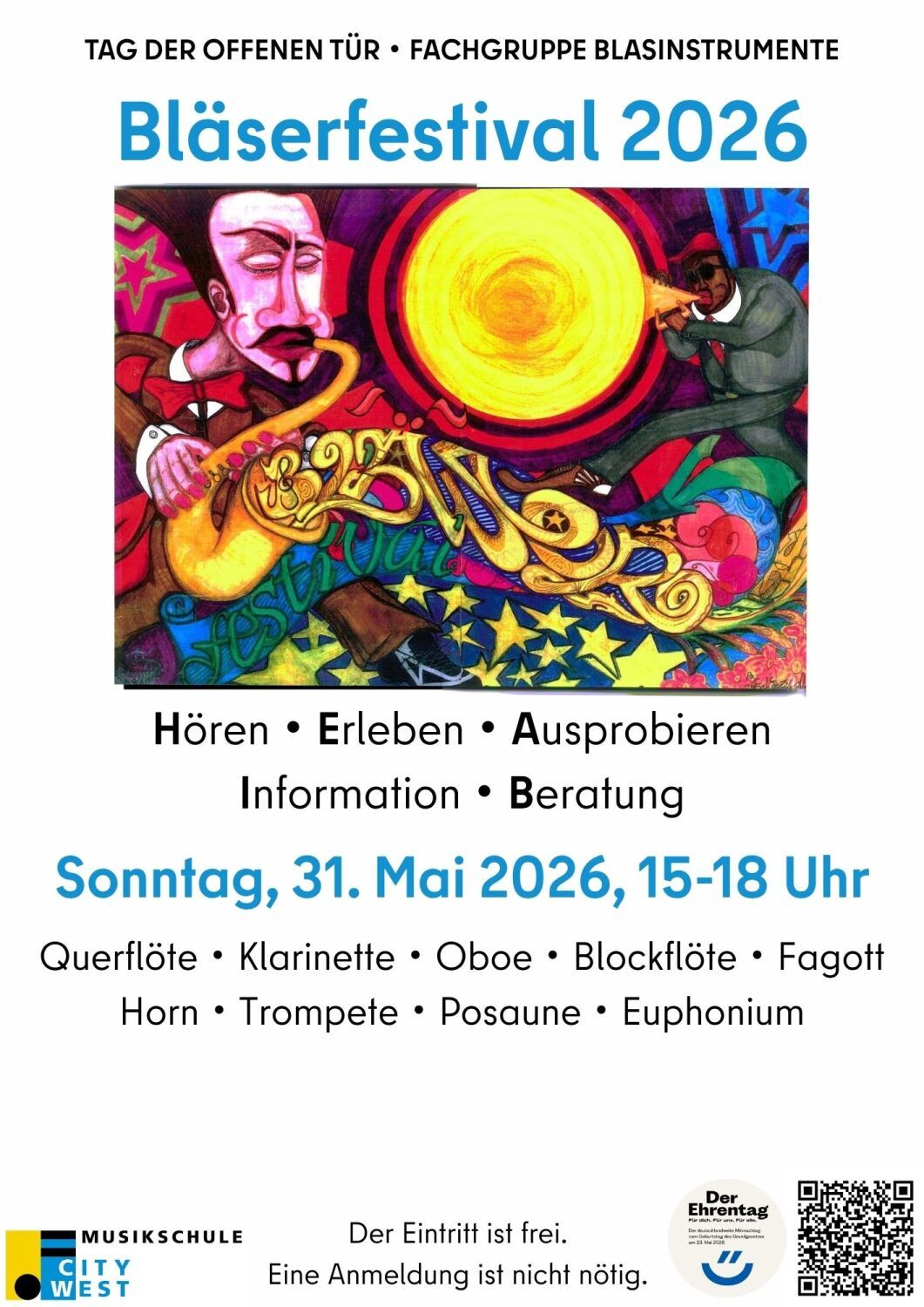Bläserfestival Plakat