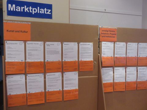Stellwände beim Markt der Ideen 2015