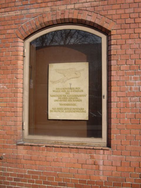Gedenktafel Wandervogel