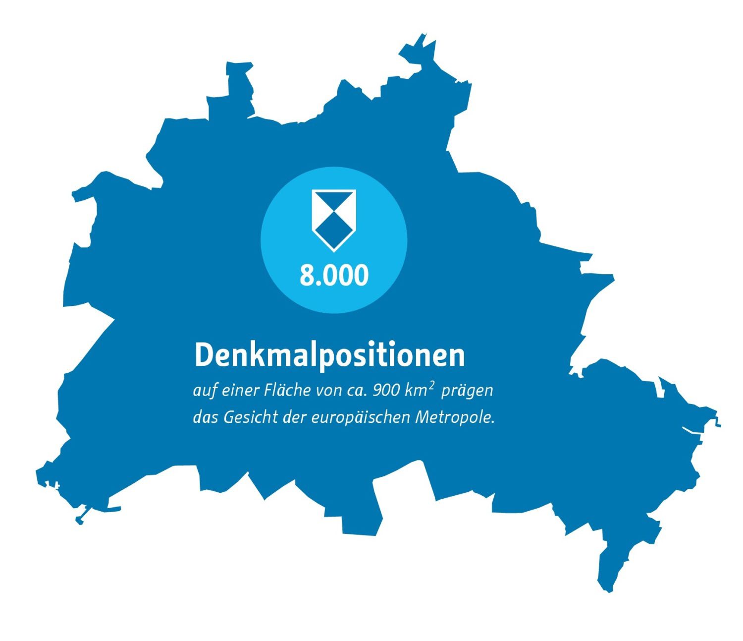 Berlinkarte Denkmalpositionen