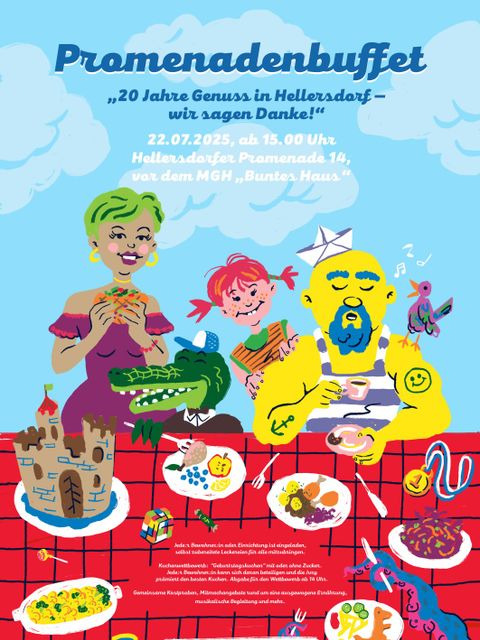 Promenadenbuffetposter 2025
