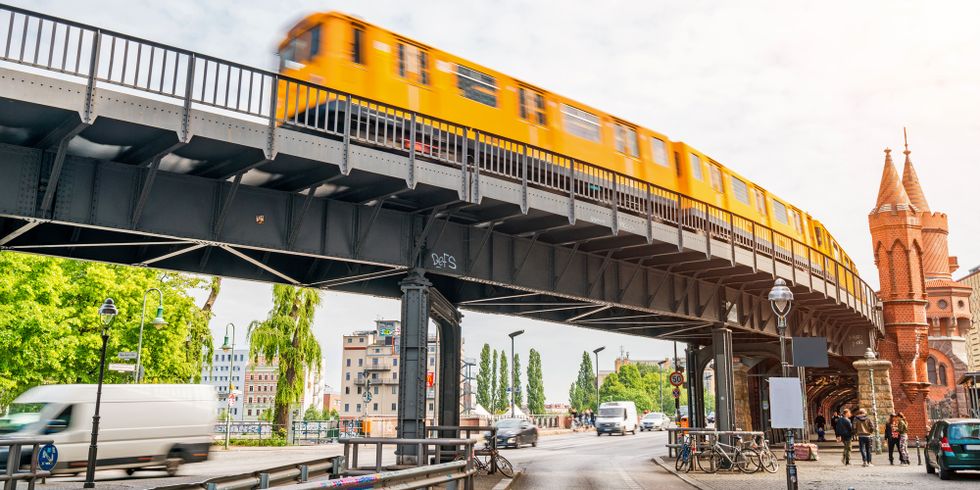 U-Bahn an der Oberbaumbrücke