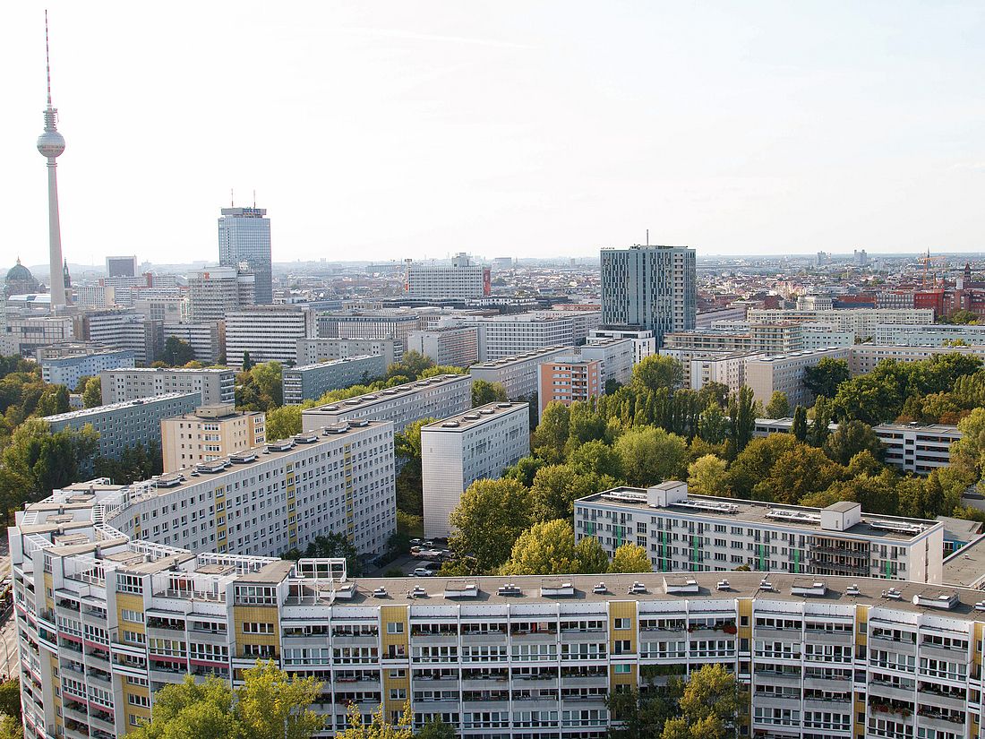 Blick über Friedrichshain West