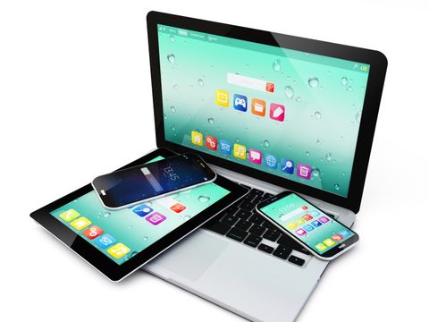 Mobilgeräte, drahtlose Kommunikationstechnologie und Internet