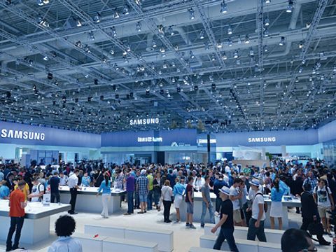 Der Innenraum wird ganz individuell gestaltet, hier zur Internationalen Funkausstellung (IFA) (Bild: Messe Berlin GmbH)