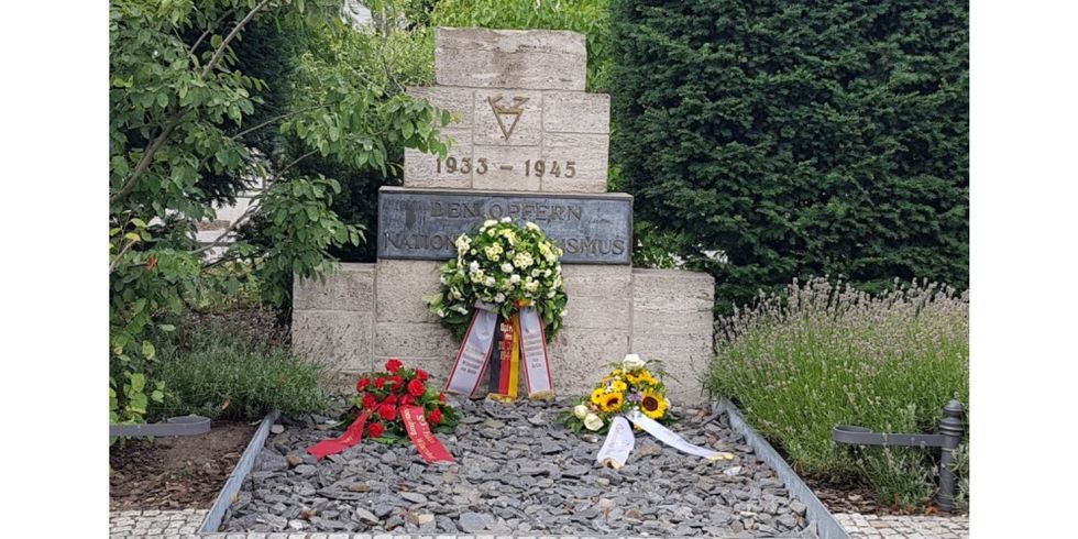 Gedenkstein für die Opfer des Nationalsozialismus auf dem Steinplatz