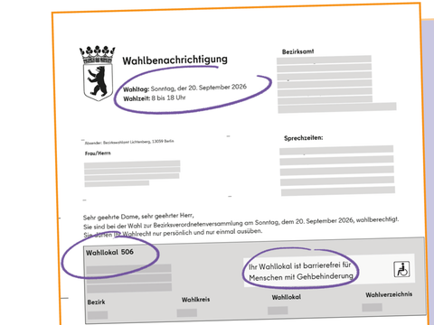 Wahlbenachrichtigung