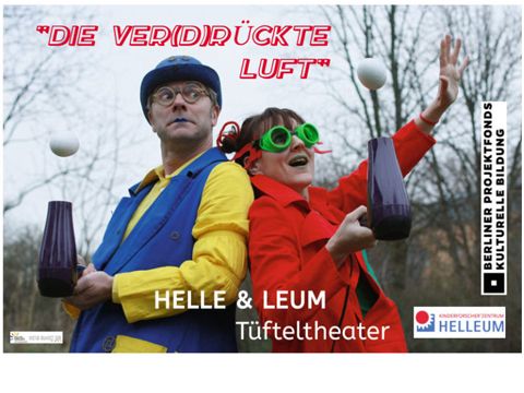 Zwei Schauspieler des Tüfteltheater Helle & Leum