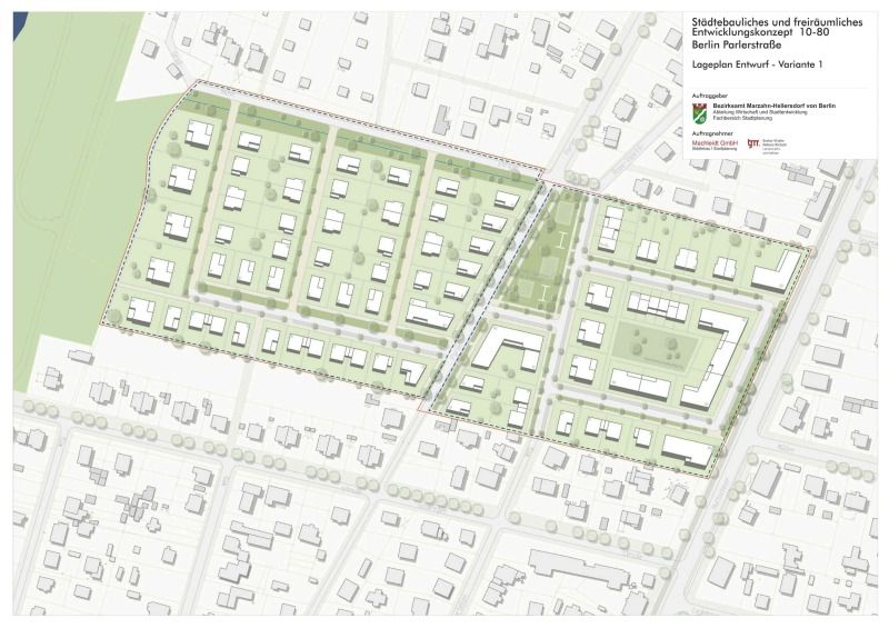 Städtebauliches Konzept Parler Straße