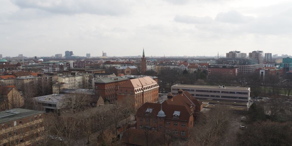 Ausblick von Haus A auf das LAGeSo-Gelände