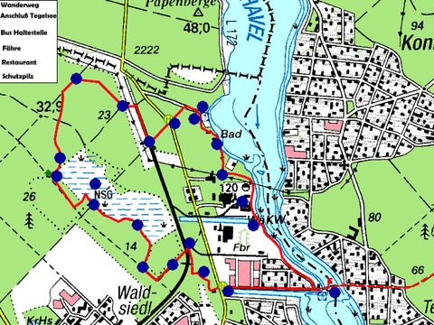 Wanderkarte (Bild: Berliner Forsten)