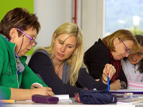 Frauen in einem Workshop