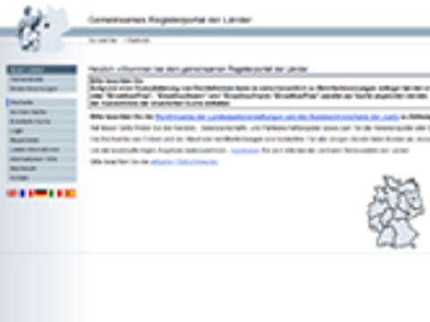 Screenshot der Webseite des Handelsregisters