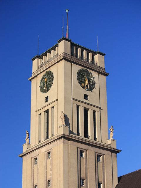 a tall tower on a building