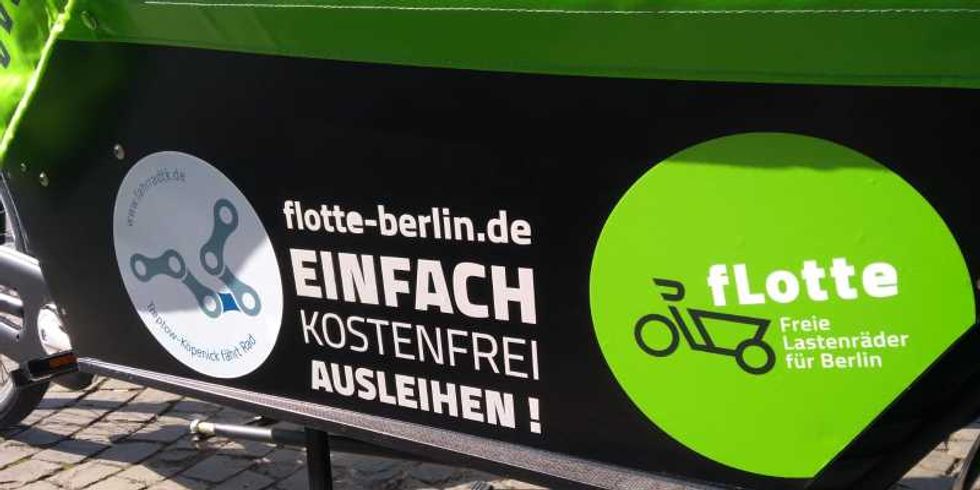 Lastenrad der fLotte Berlin