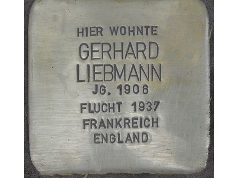 Stolperstein Gerhard Liebmann (Bild: Stolpersteine-Initiative CW, Hupka)