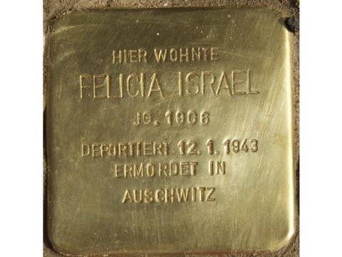 Stolperstein für Felicia Israel