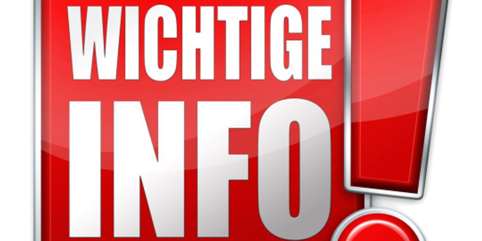 wichtige Info