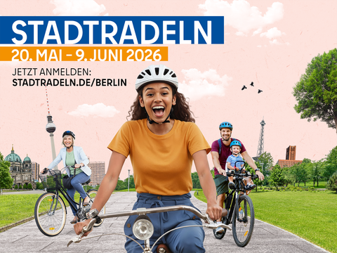 Jetzt anmelden: STADTRADELN in Berlin vom 20. Mai bis 9. Juni 2026
