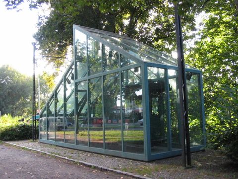 Treidel-Schaukasten am Teltowkanal